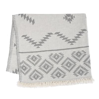 Gri Desenli Peştemal