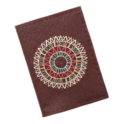 Kahverengi Mandala Desenli Defter