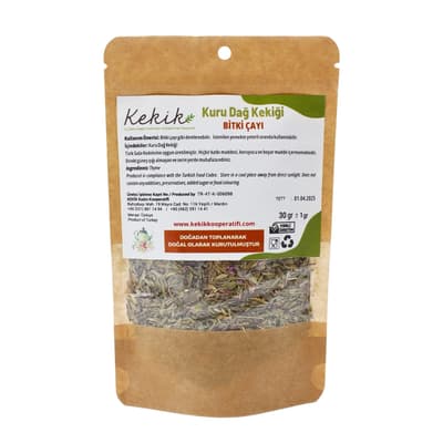 Kekik Kooperatifi Kuru Dağ Kekiği Çayı 30 G