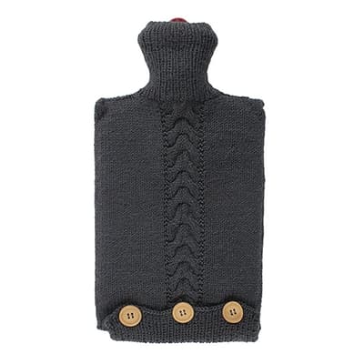 Koyu Gri Küçük Termofor Kılıfı