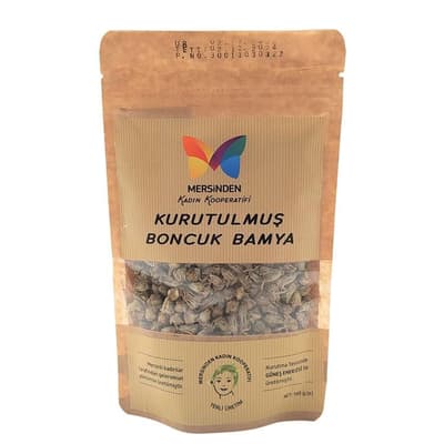 Mersinden Kurutulmuş Boncuk Bamya 100 G