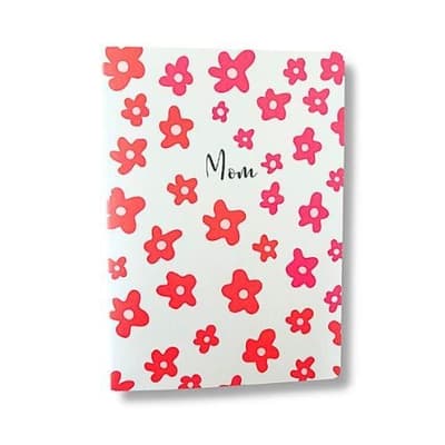 Mom Çiçekli Terzi Dikişli Defter