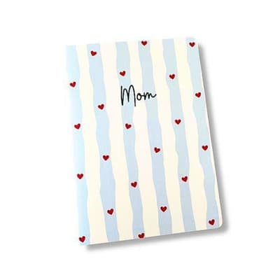 Mom Mavi Dikişli Defter