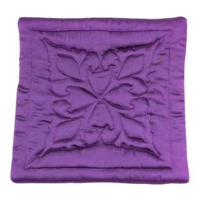 Mor Saten Yastık Kılıfı