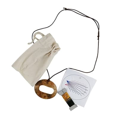 Nahıl Su Kabağı Kanaviçe Desenli Kolye Kiti