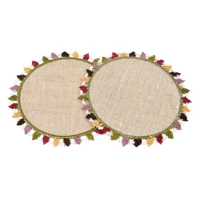 İğne Oyası İkili Bardak Altlığı