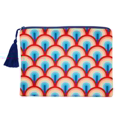 2 Retro Desenli Clutch