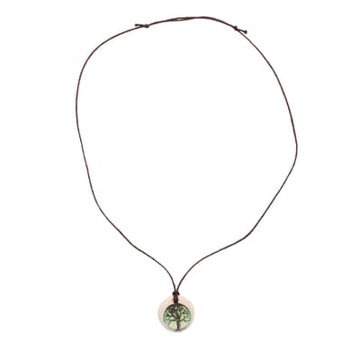 Yeşil Ağaç Seramik Kolye