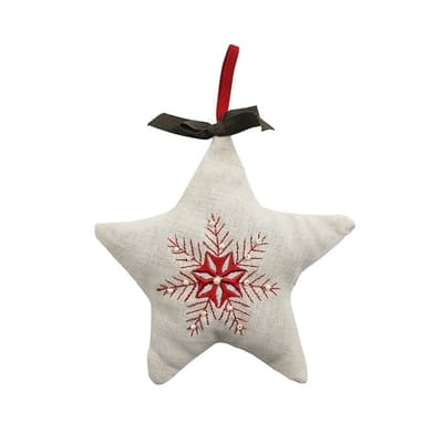 Kar Tanesi Nakışlı Yıldız Lavanta Kesesi