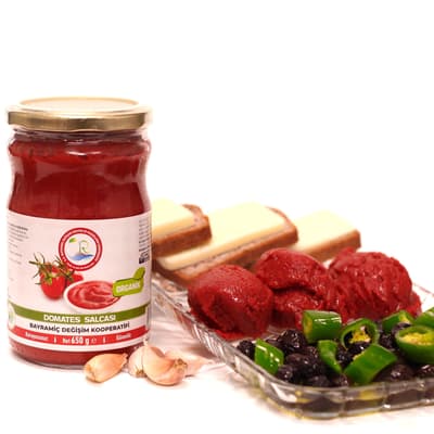 ORGANİK DOMATES SALÇASI - 650 GR