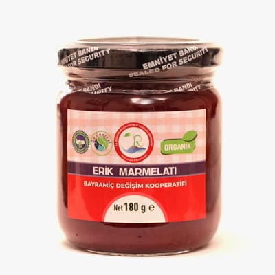 ORGANİK ERİK MARMELATI - 180 GR