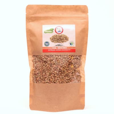 ORGANİK YEŞİL MERCİMEK - 500 GR