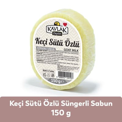 Keçi Sütlü Süngerli Sabun