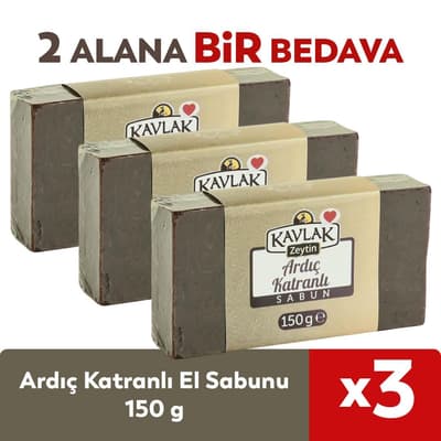 Ardıç Katranlı El Yapımı Sabun 150 gr 2 ALANA 1 BEDAVA