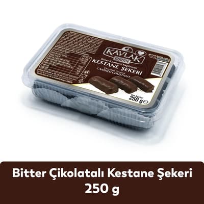 Bitter Çikolata Kestane Şekeri 250 Gr