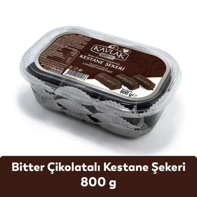 Bitter Çikolata Kestane Şekeri 800 Gr