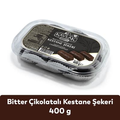 Bitter Çikolatalı Kestane Şekeri 400 gr