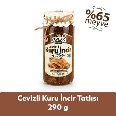 Ceviz-Kuru İncir Reçeli 290 Gr Cam Kavanoz
