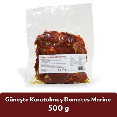 Güneşte Kurutulmuş Domates Marine 500 gr
