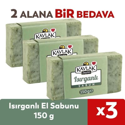 Isırgan Özlü El Yapımı Sabun 150 gr 2 ALANA 1 BEDAVA