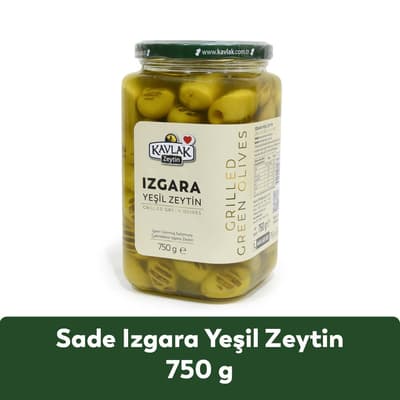 Izgara Yeşil Zeytin Baharatsız 750 GR