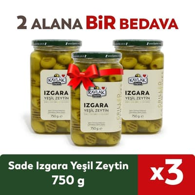 Izgara Zeytin Baharatsız 2 Alana 1 Bedava
