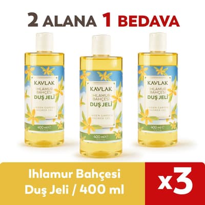Kavlak Ihlamur Bahçesi Duş Jeli 400 Ml 2 Alana 1 Bedava