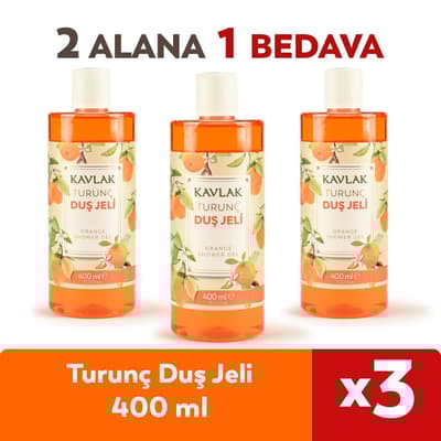 Kavlak Turunç Duş Jeli 400 Ml 2 Alana 1 Bedava