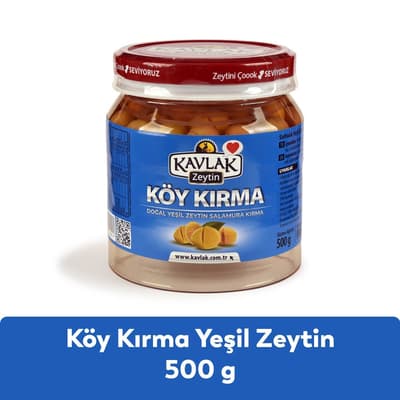 Köy Kırma Yeşil Zeytin 500 Gr