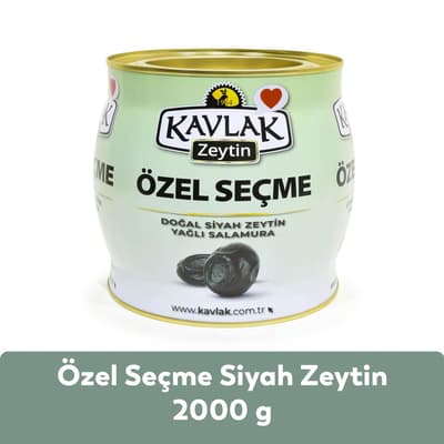 Özel Seçme Gemlik Siyah Zeytin 2 Kg ( brüt )
