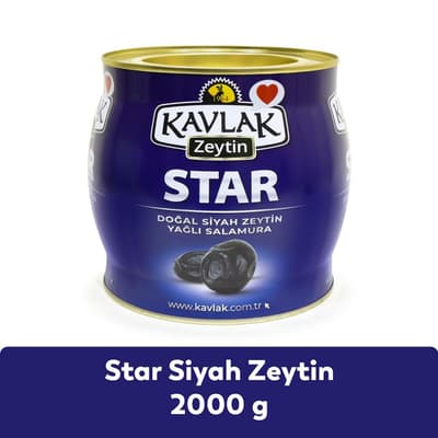 Star Gemlik Siyah Zeytin 2 Kg (brüt)
