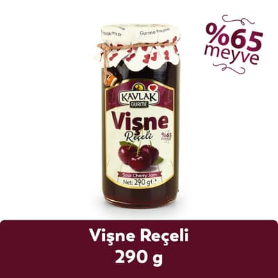 Vişne Reçeli 290 Gr Cam Kavanoz