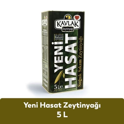 Yeni Hasat Soğuk Sıkım Zeytinyağı 5 Lt