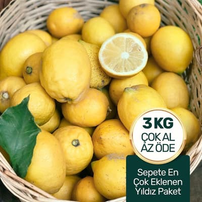 3 Kg Organik Limon Paketi