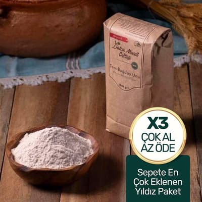 3 'lü Paket Organik Tam Buğday Unu