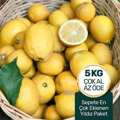 5 Kg Organik Limon Paketi