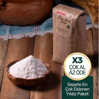 Organik Buğday Unu Fırsat Kutusu (3' lü paket)