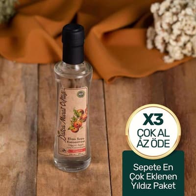 Organik Elma Suyu Konsantresi Fırsat Kutusu (3' lü paket)
