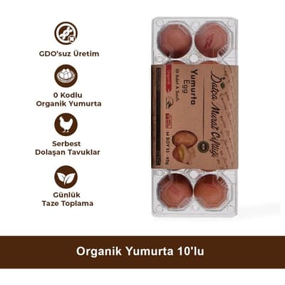 Organik Yumurta 10'Lu