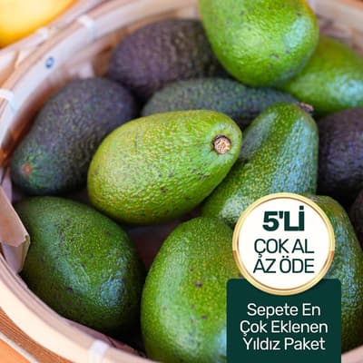 Yerli Avokado Paketi - 5 Adet