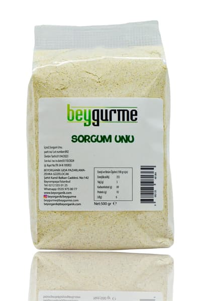 BEYGURME Sorgum unu 500gr (PESTİSİT VE AFLATOKSİN ANALİZLİ)