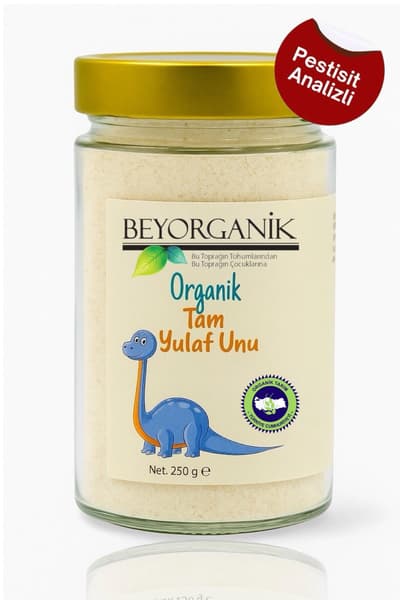 Organik Tam Yulaf unu (CAM) 250gr (Pestisit ve Aflatoksin Analizli)