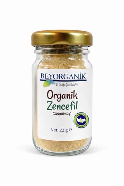 Organik Zencefil 22gr