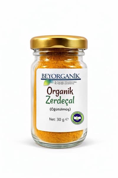 Organik Zerdeçal 30gr (Öğütülmüş)