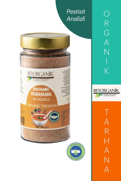 Organik 10 Sebzeli Tarhana 400gr (PESTİSİT VE AFLATOKSİN ANALİZLİ) 4.7 (265) ??