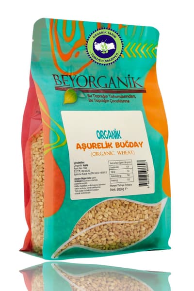 Organik Aşurelik Buğday 500gr (PESTİSİT VE AFLATOKSİN ANALİZLİ)