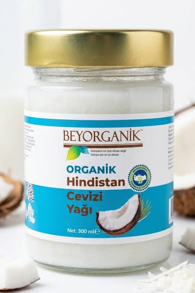 Organik Hindistan Cevizi Yağı 300 ml