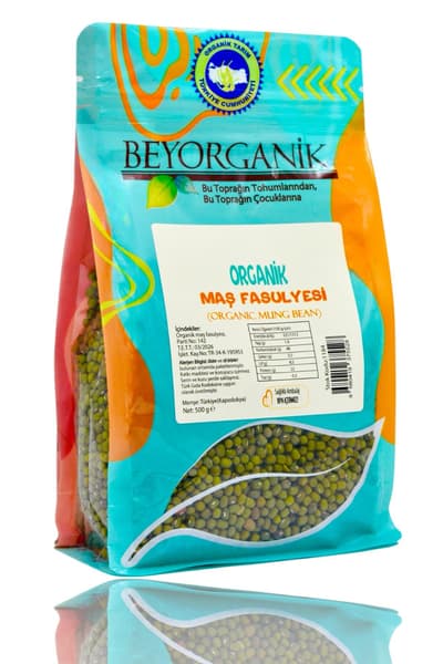 Organik Maş Fasulyesi 500gr (Pestisit ve Aflatoksin Analizli) 5.0 (60) ??