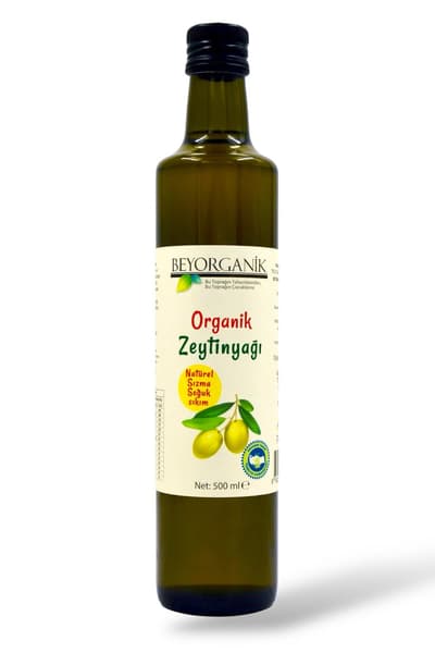 Organik Soğuk Sıkım Sızma Zeytinyağı 500ml Soğuk Sıkım, 0,3 Asit 3.7 (3) ??