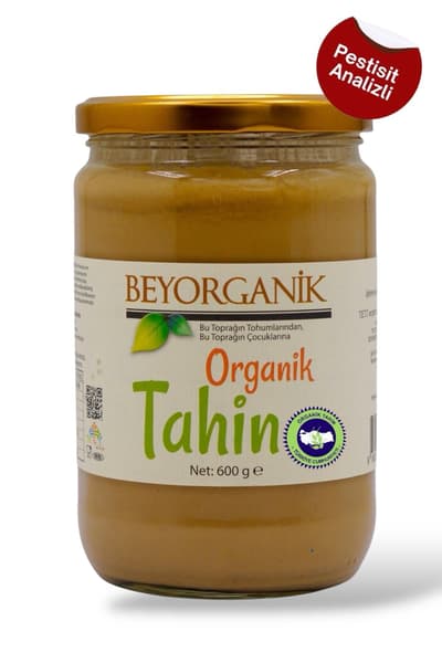 Organik Tahin 600gr (SALMONELLA ANALİZLİ)